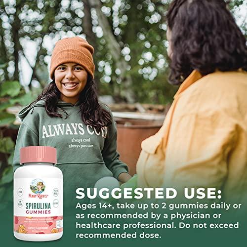 MaryRuth Organics MaryRuth Organics Spirulina Gummies Made with Organic Spirulina | Superfood Gummies for Ages 14+ | Vegan | Non-GMO | 90 Count