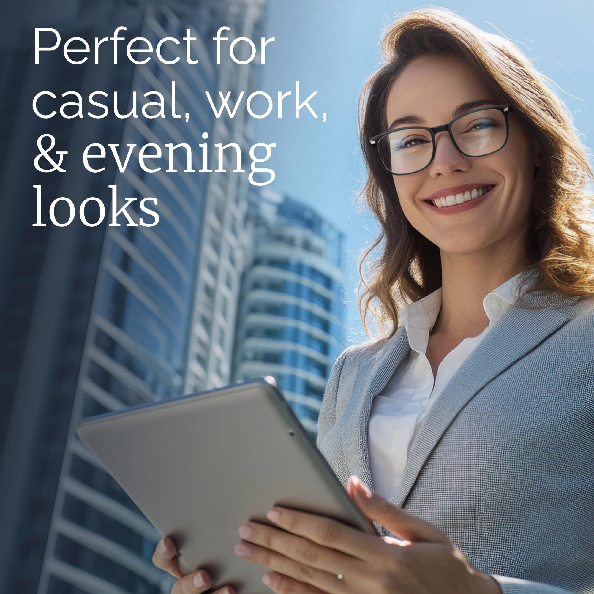 CCVOO CCVOO Reading Glasses for Women/Men, Eyeglasses, Blue Light Readers for Women/Men, Computer Eye Glasses, Cheaters