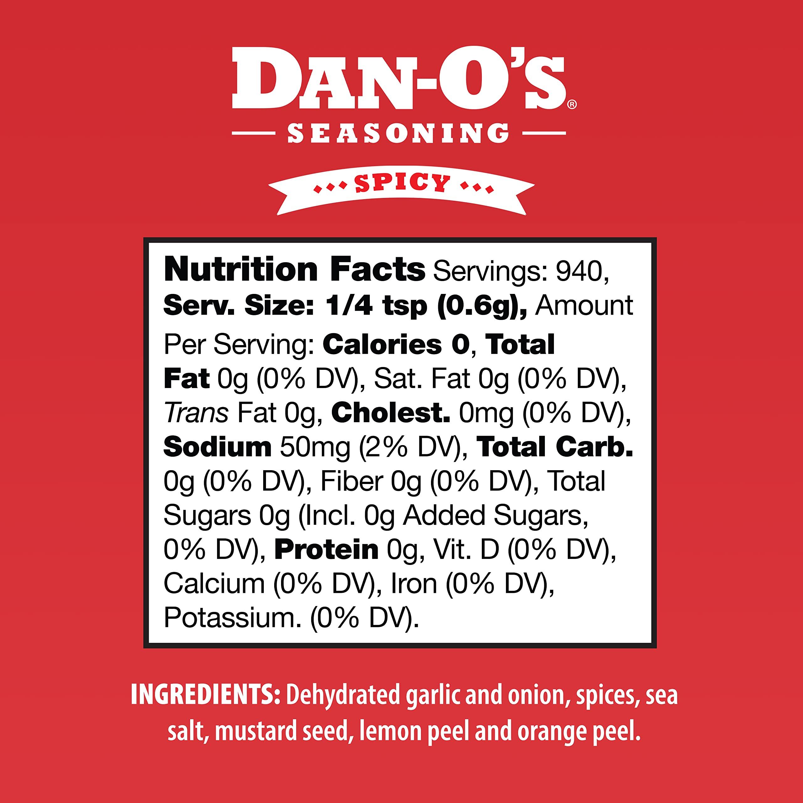 Dan-O's Dan-O's Seasoning Large 2 Bottle Combo | Spicy & Chipotle | 2 Pack (20 oz)