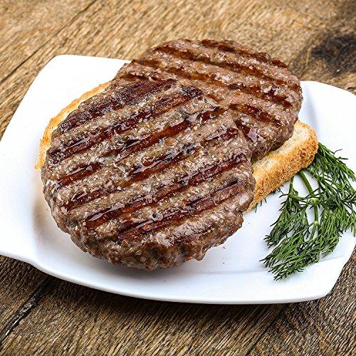 Mount Pleasant Grass Fed Beef Co. 100% Grass Fed Beef Burgers - 1/2 lb Each - Package Of 24 - Delicious & Healthy Burger Patty, Protein & Omega-3 Rich Gourmet Hamburger Meat, Juicy & Ready To Cook, Classic American BBQ Choice