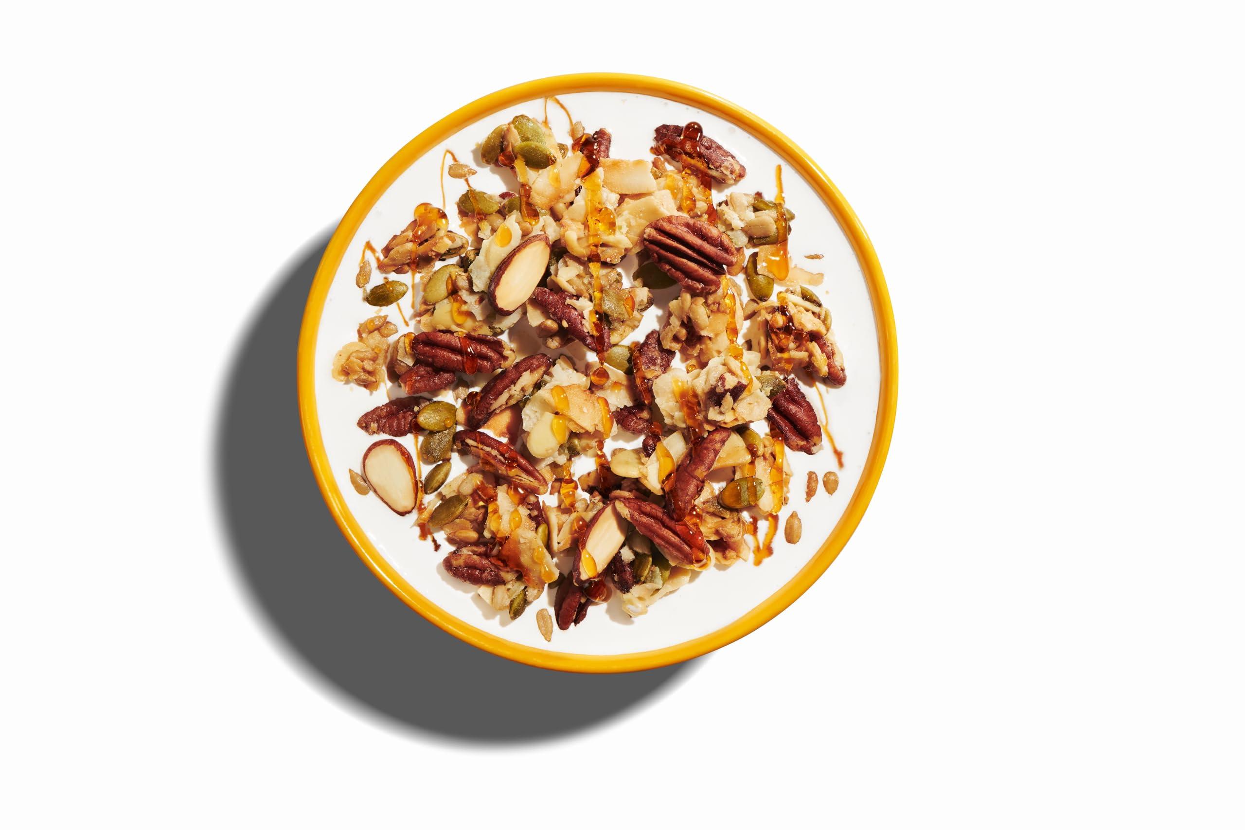 NuTrail NuTrail Nut Granola Cereal, Honey Nut, No Sugar Added, Keto, Low Carb, Gluten Free, Grain Free, Healthy Breakfast 8 oz. 6 Count