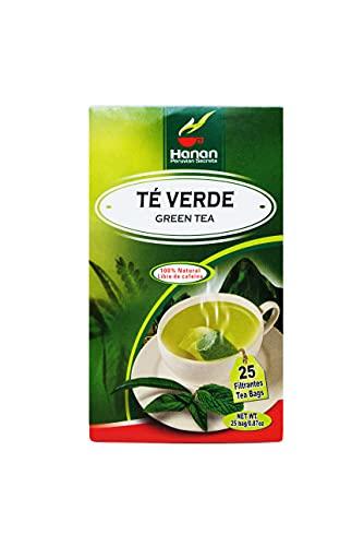HANAN PERUVIAN SECRETS Hanan Peruvian Secrets Te Verde| 100% Natural Green Tea | 25 Tea Bags| Rich in antioxidants & vitamins | Promote Good Digestion