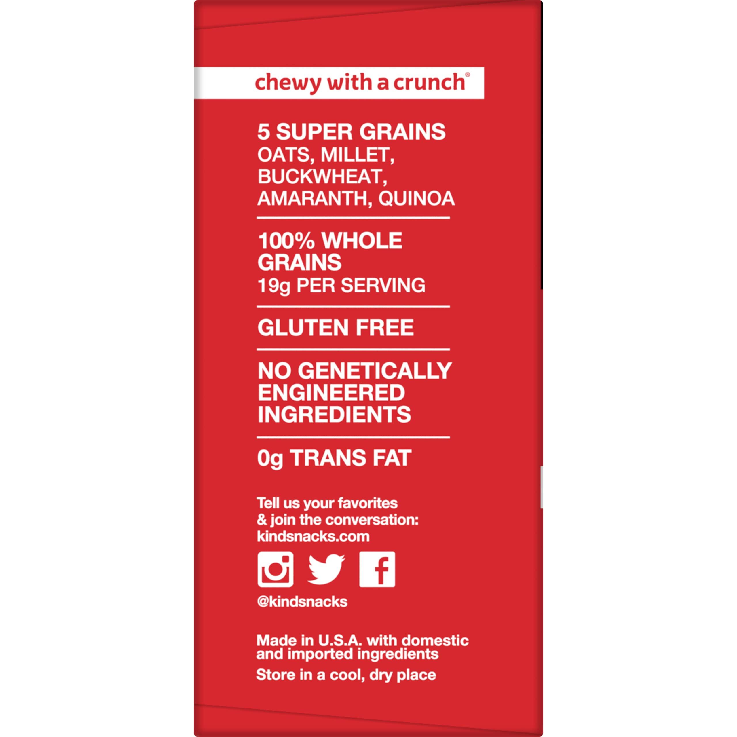 KIND KIND Healthy Grains Bars, Dark Chocolate Chunk, 1.2 Ounce,Gluten Free, 15 Count (Pack of 4)