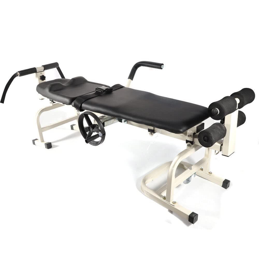 LYNICESHOP Multifunctional Spine Stretcher Machine Therapy Table, Cervical Traction Back Strencher Lumbar Bed Body Stretching Spine Cervical Stretcher Vertebra Lumbar