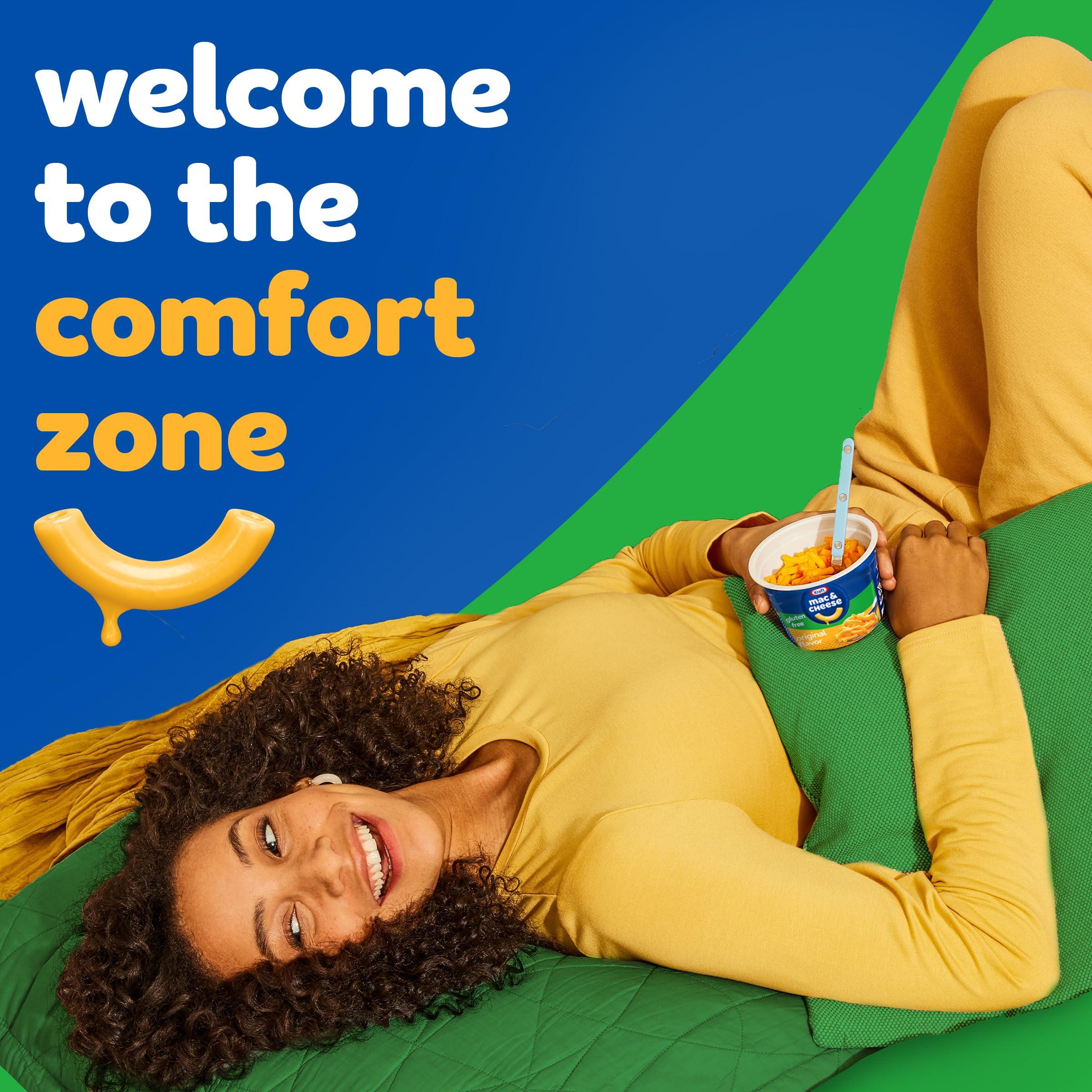 Kraft Kraft Gluten Free Original Mac & Cheese Macaroni and Cheese Dinner, 4 ct Pack, 1.9 oz Cups