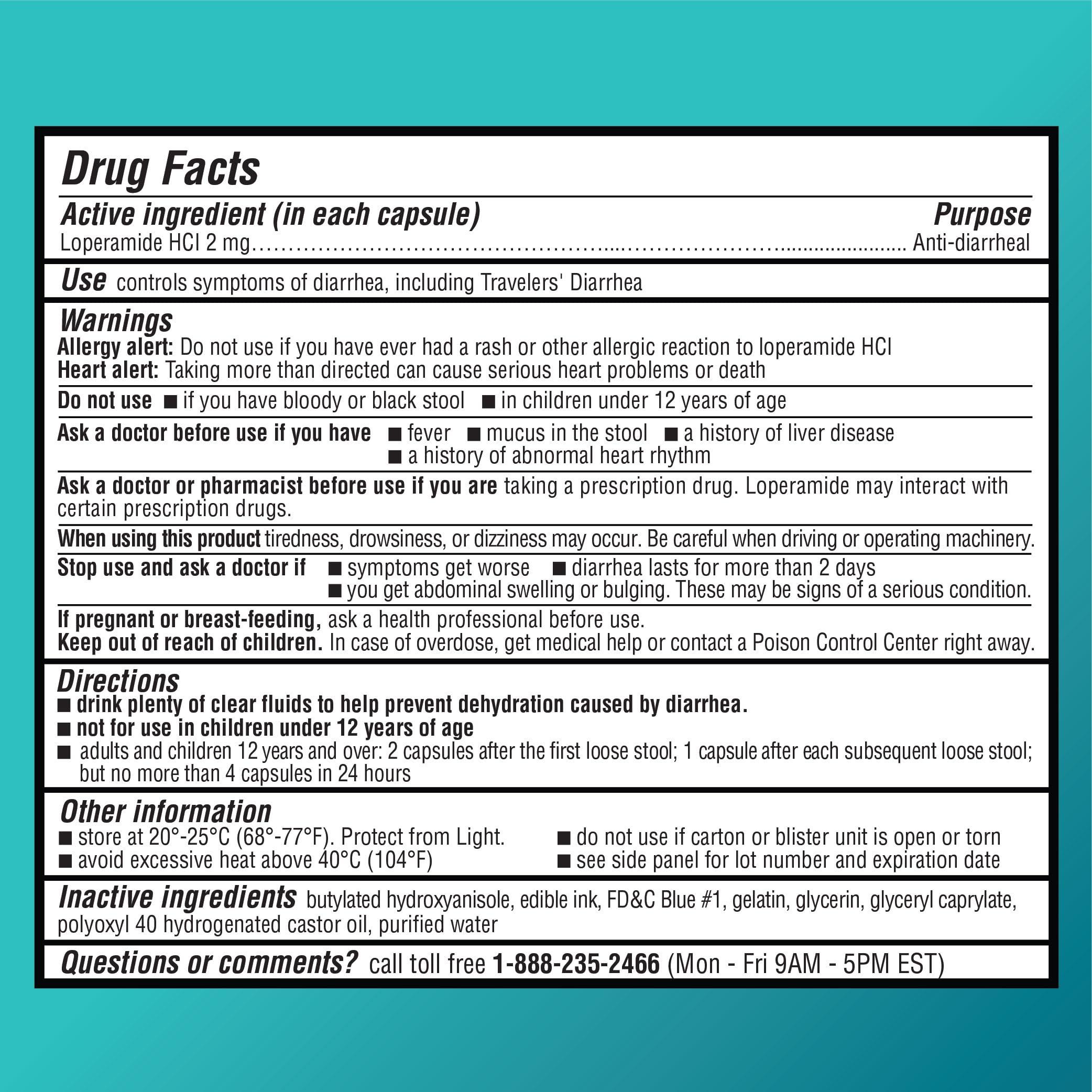 Amazon Basic Care Amazon Basic Care Loperamide Hcl 2 Mg Softgels, Anti-Diarrheal, 24 Count (Pack of 1)