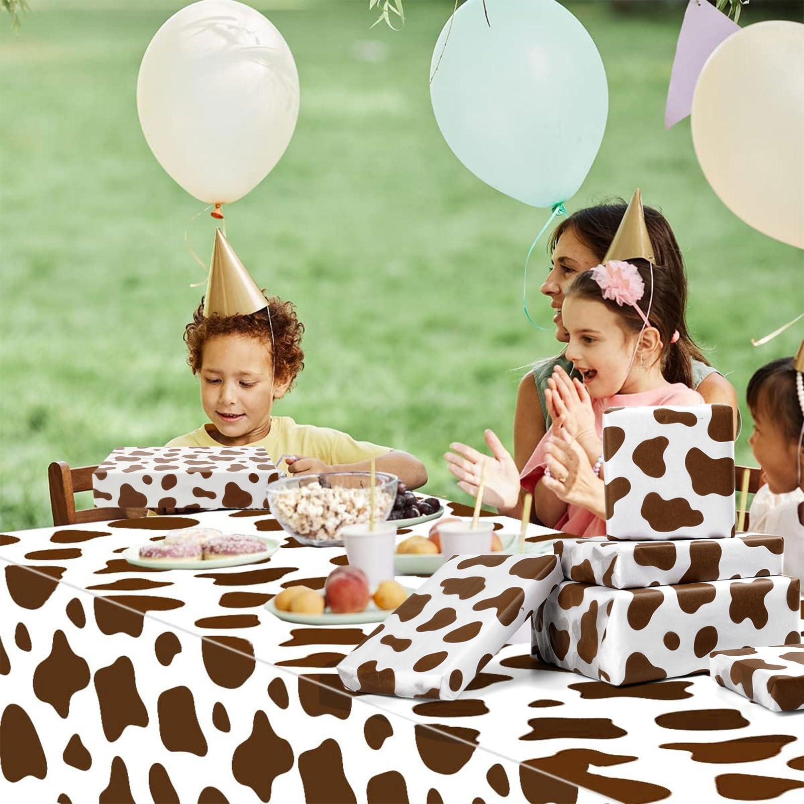 Bolsome Bolsome 100 Sheets 20 x 14 Inch Brown Cow Print Tissue Paper Highland Cow Print Tissue Paper for for Gift Wrapping, Birthday, Baby Shower, Cow Theme Party DIY Craft