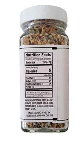 several Trader Joe's BBQ Seasoning 3 Pack With 1 Each Everything But The Bagel 2.3 oz, Chile Lime 2.9 oz and Elote 2.3 oz Bottles