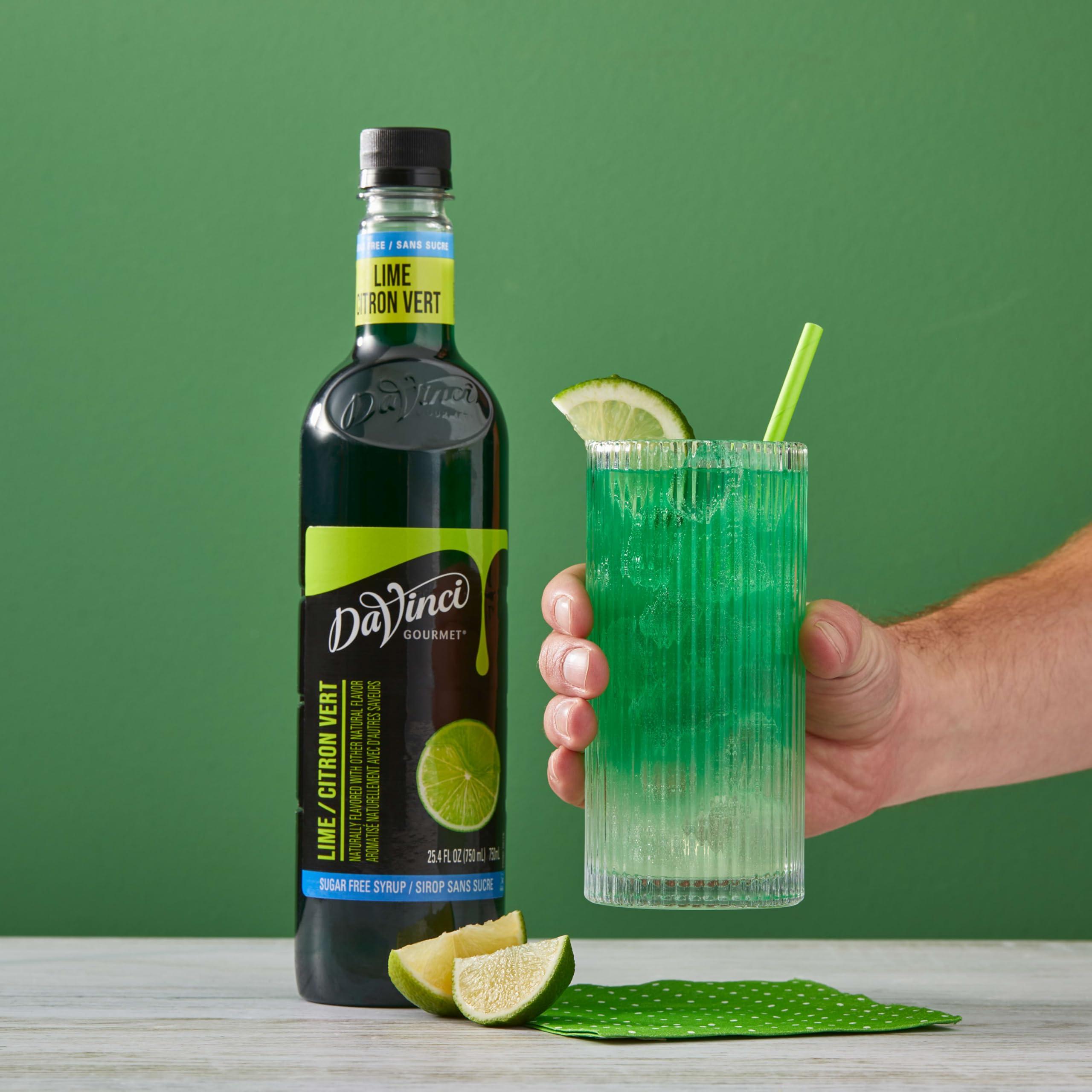 DaVinci Gourmet DaVinci Gourmet Sugar-Free Lime Syrup, 25.4 Fluid Ounces (Pack of 1)