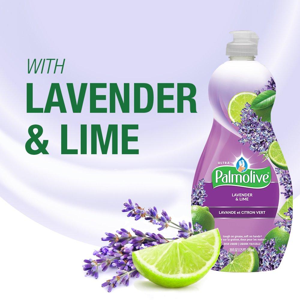 Palmolive Palmolive Ultra Liquid Dish Soap, Lavender and Lime - 20 Fluid Ounce (9 Pack)