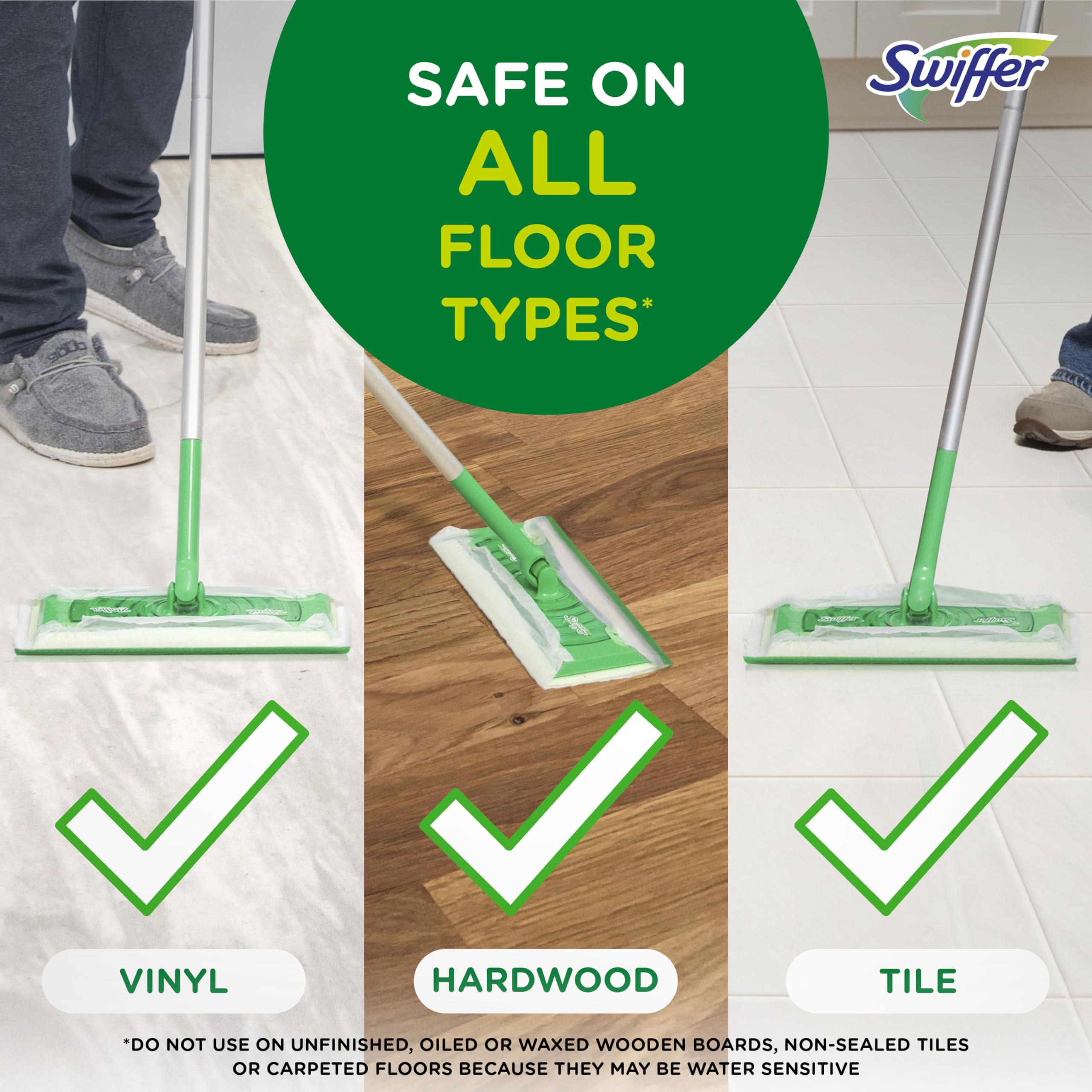 Swiffer Swiffer Sweeper Wet Mopping Cloth Multi Surface Refills, Mops for Floor Cleaning, Febreze Lavender Scent, 36 Count