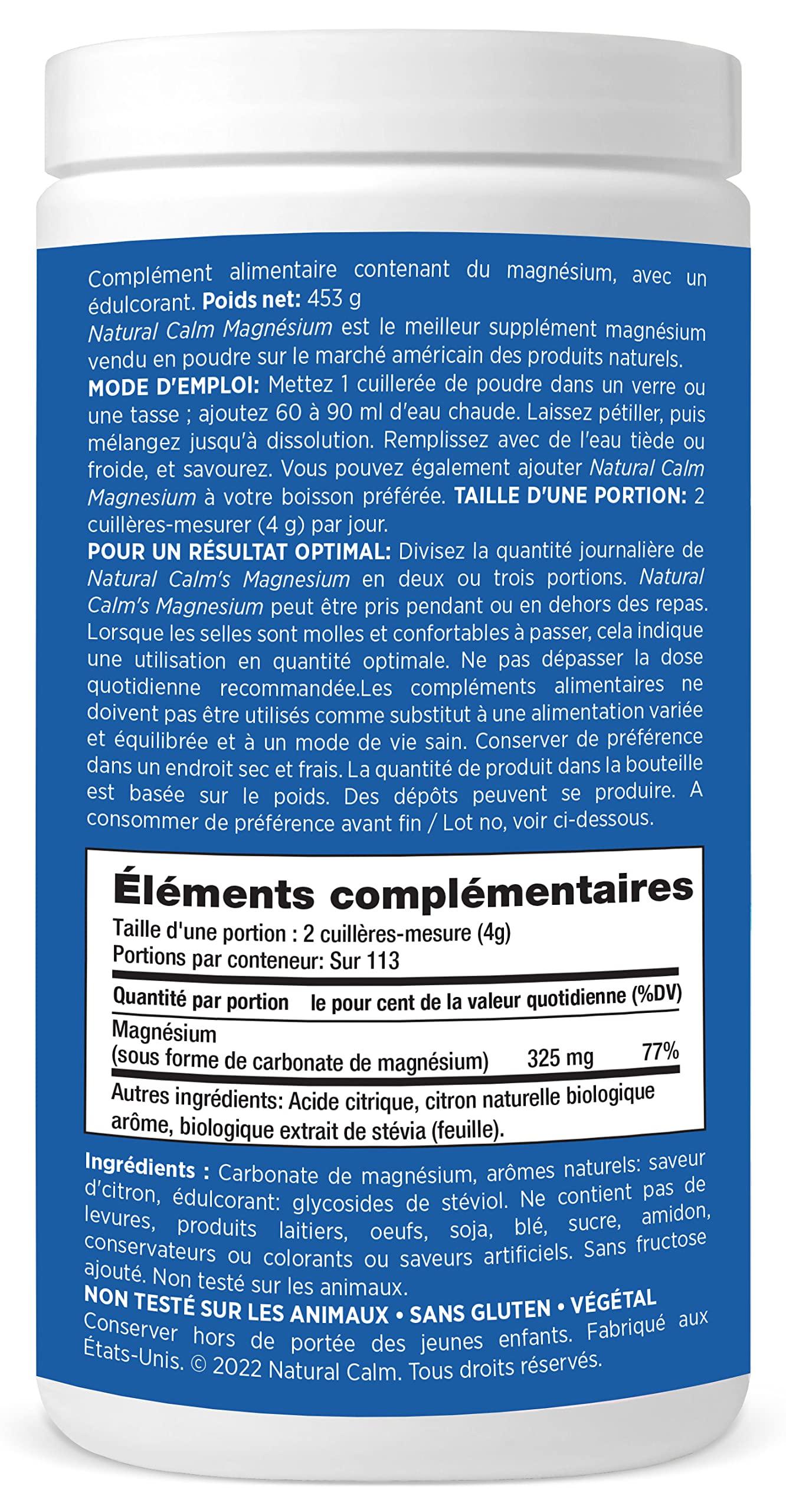 Natural Vitality Natural Vitality Vitamin Calm Lemon, 16 oz