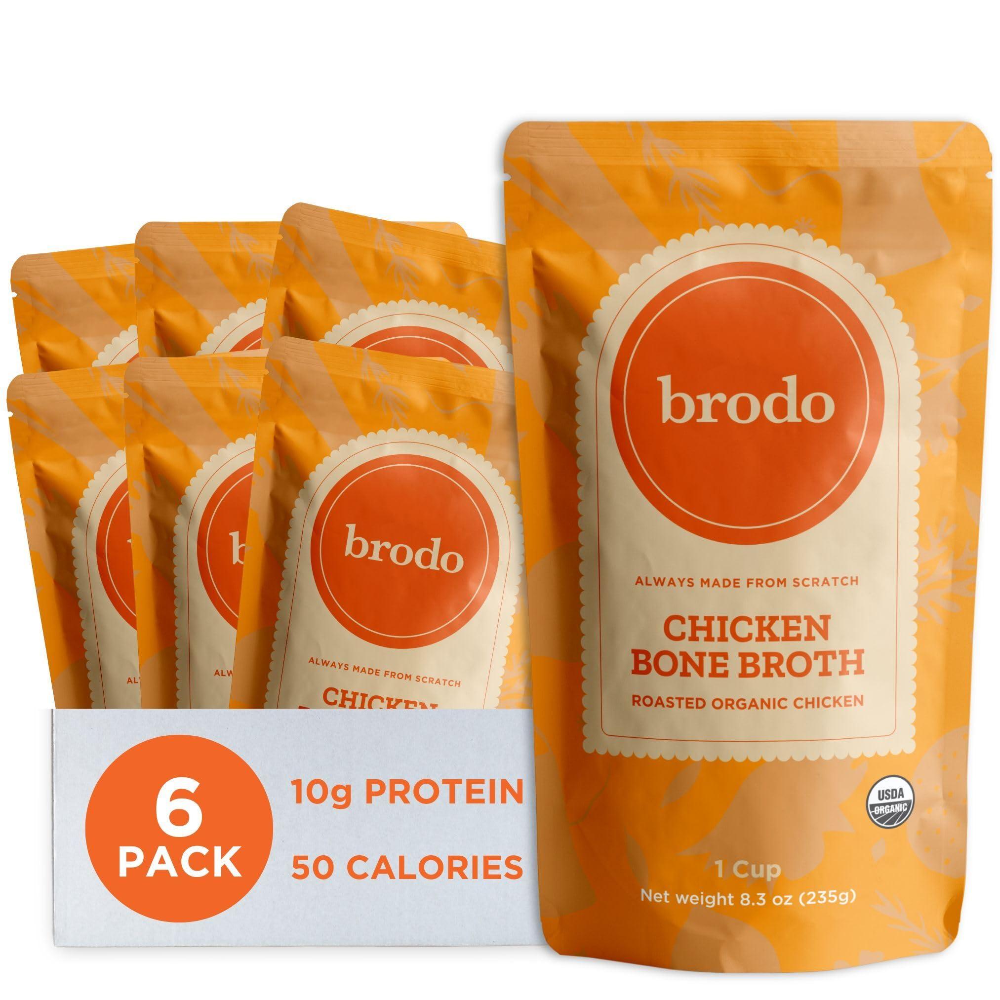 Brodo Brodo Chicken Broth (8.3 Ounce (Pack of 6), Organic Chicken)