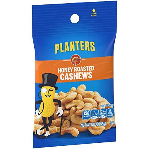 Planters Planters Honey Roasted & Salted Cashews (3oz Bag, Pack of 6)