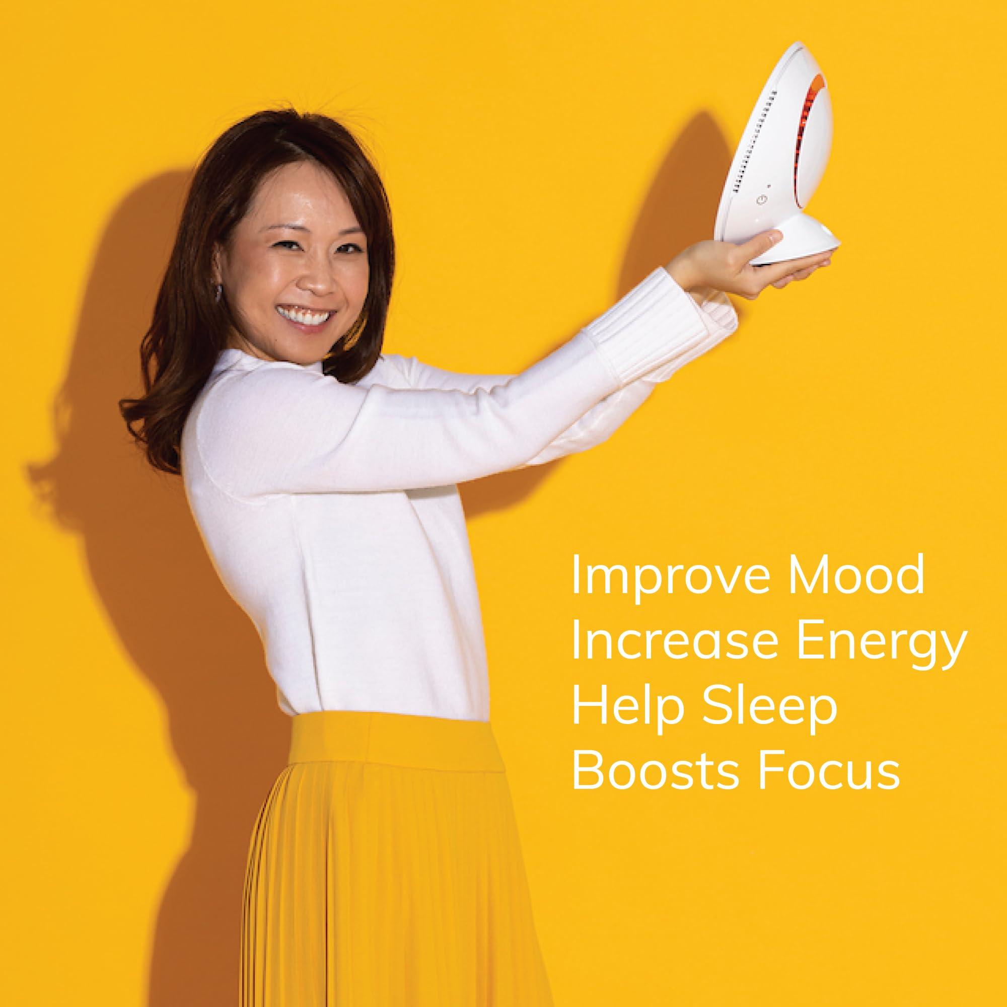 Circadian Optics Circadian Optics Lattis Light Therapy Lamp | As Seen On Shark Tank | 10,000 Lux Full Spectrum UV-Free Light | Boost Mood, Improve Sleep, Increase Energy & Enhance Focus