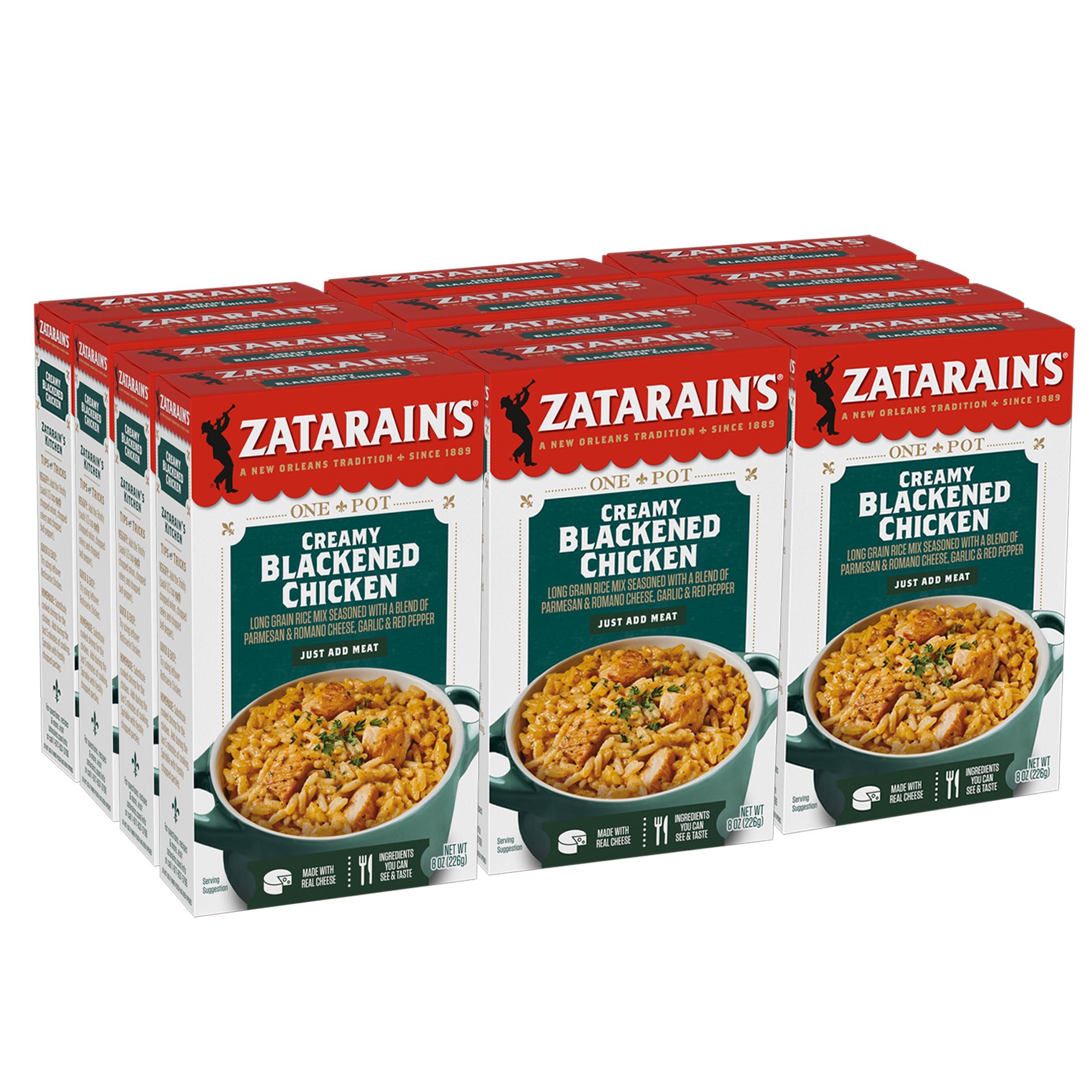 Zatarain\'s Zatarain\'s Creamy Blackened Chicken Rice, 8 oz (Pack of 12)