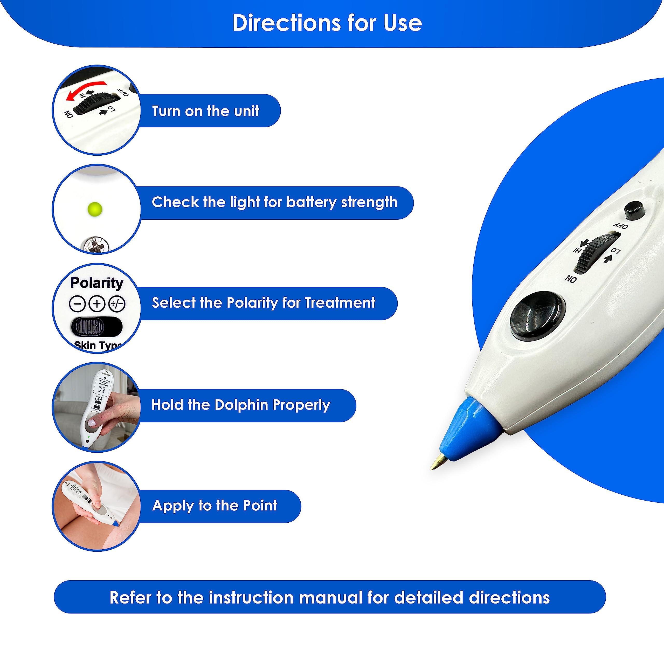 Dolphin Neurostim Dolphin Neurostim Electronic Acupuncture Pen Portable Home Acupuncture Device for Fast Pain Relief | Over-The-Counter