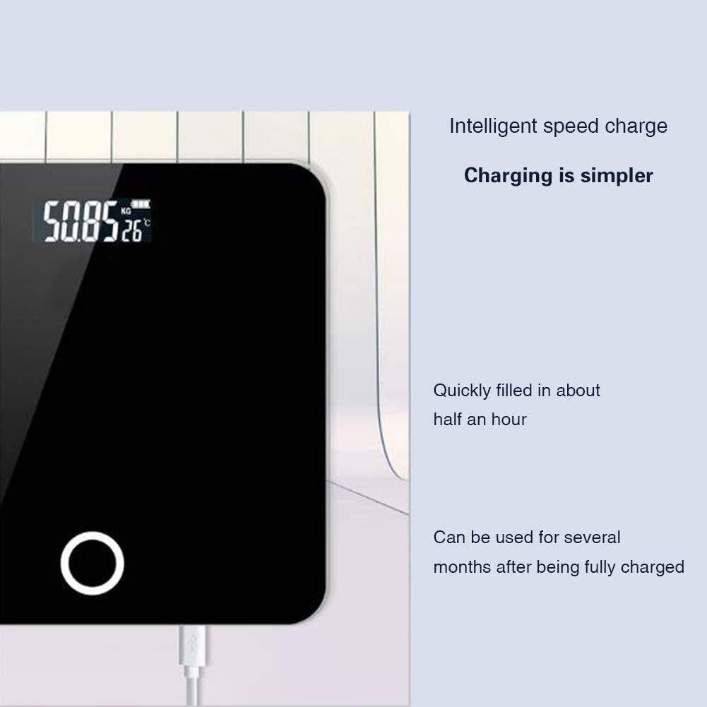 A1DFDFGOQSFG Intelligent Body Fat Scale,Smart Weighing Body Scale,Weight Scale, Digital Body Weight Scale, Home USB Rechargeable Electronic Scales