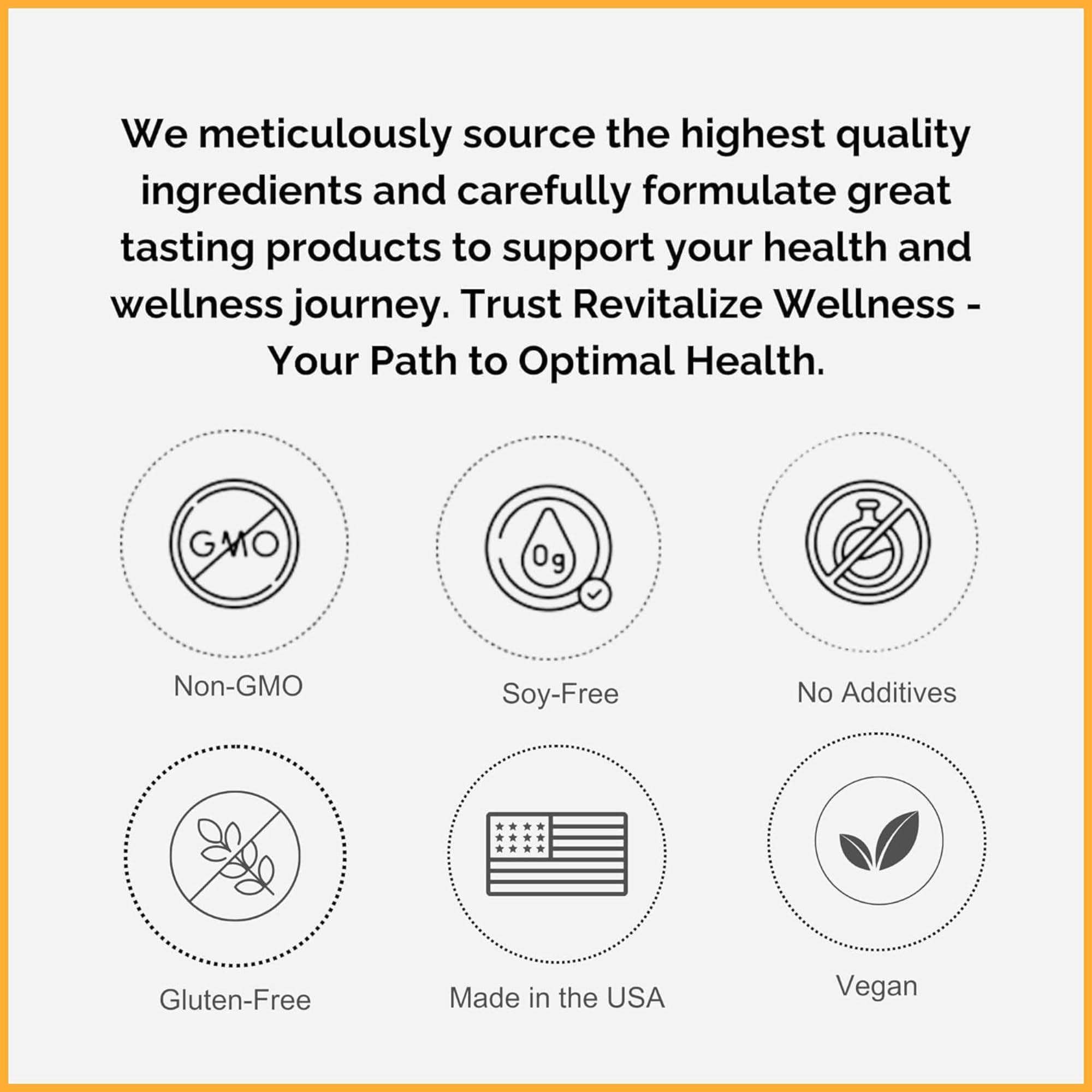 Revitalize Wellness Revitalize Wellness Liposomal Vitamin C | 1,000 mg Vitamin C | Profound Absorption, Pure, Corn Free, & GMO-Free | 30 Servings