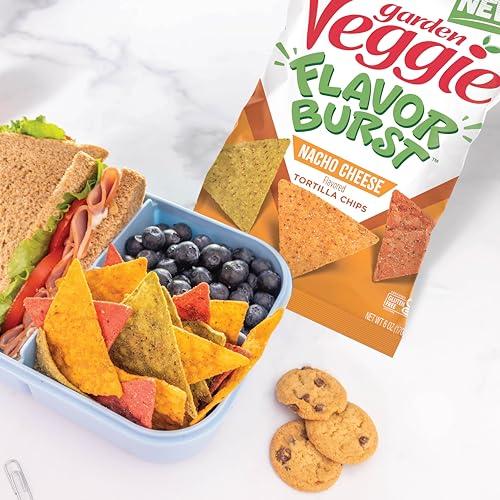 Sensible Portions Sensible Portions Garden Veggie Flavor Burst Tortilla Chips, Nacho, 6 Oz (Pack of 6)