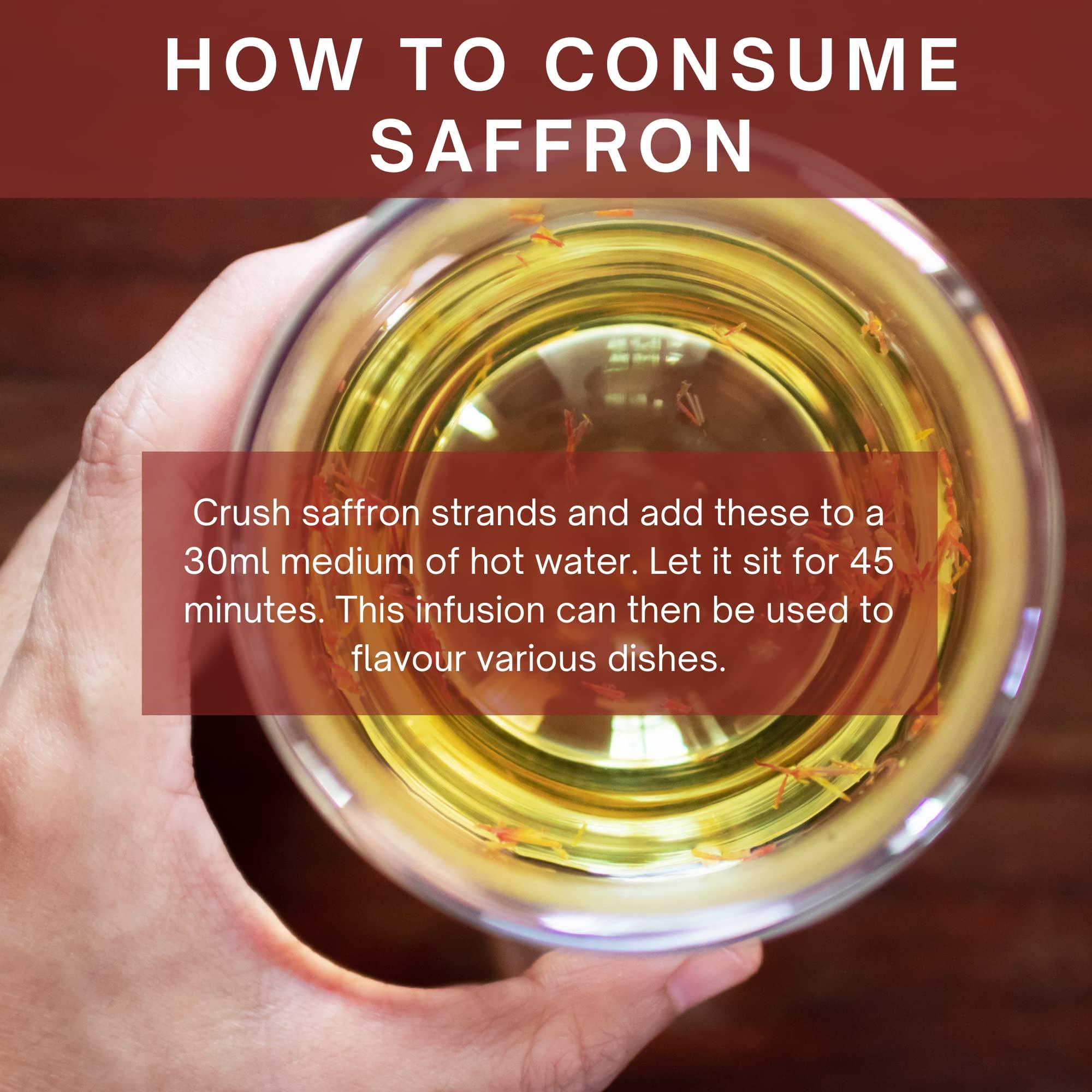 Cure With Earth Pure Kashmiri Mongra Saffron / Kesar / Keshar PACK OF 3 (1g each) | From the finest farmlands of Pampore, J&K, India | Tested and certified as Grade A