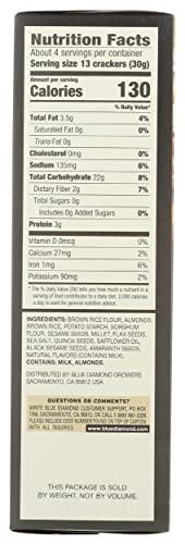 Blue Diamond Almonds Blue Diamond Gluten Free Nut Thin Cracker Crisps, Multiseed, 4.25 Iybce
