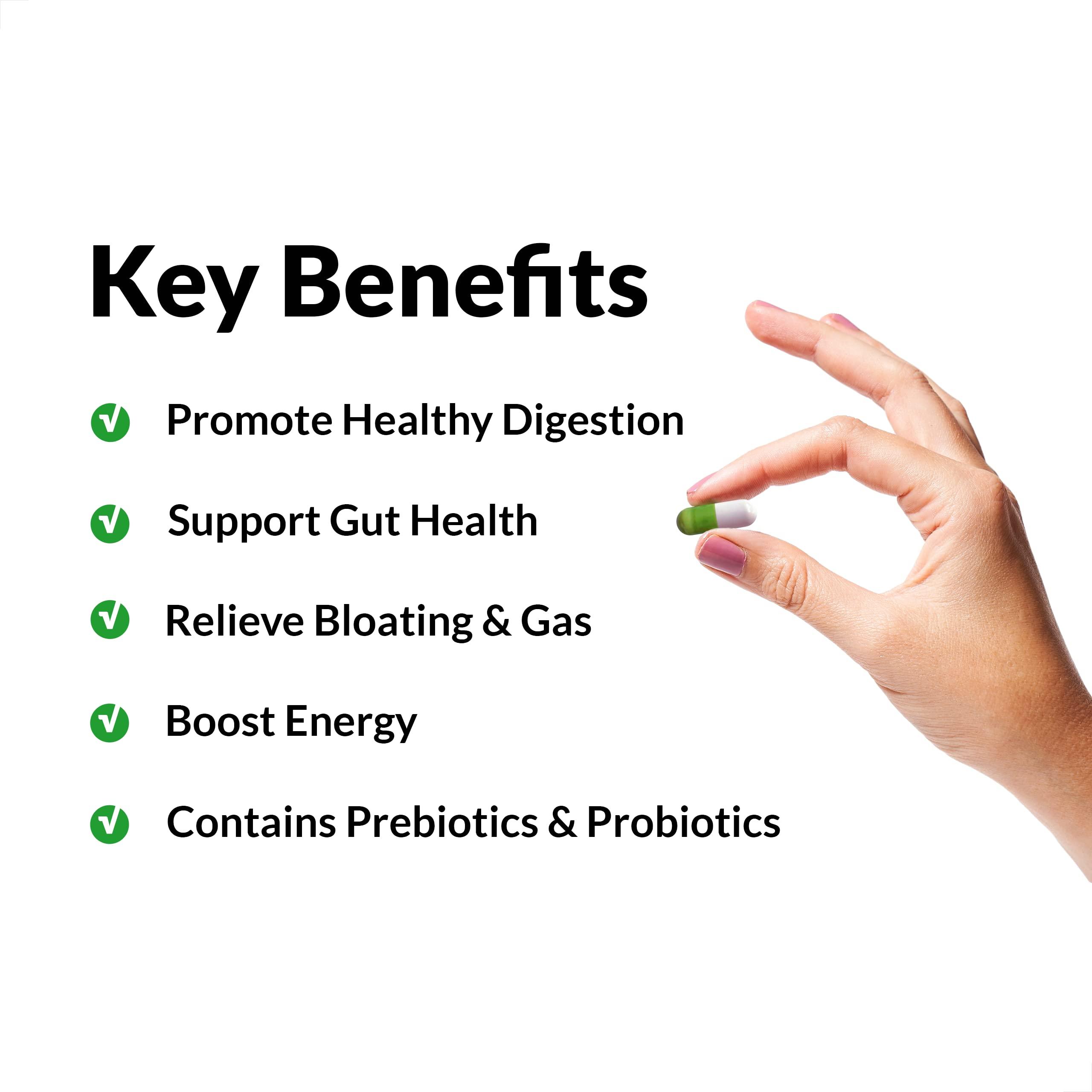 Force Factor FORCE FACTOR ProbioSlim, 2-Pack, Probiotic Supplement for Women and Men with Probiotics and Green Tea Extract, Reduce Gas, Bloating, Constipation, Support Digestive Health & Gut Health, 60 Capsules