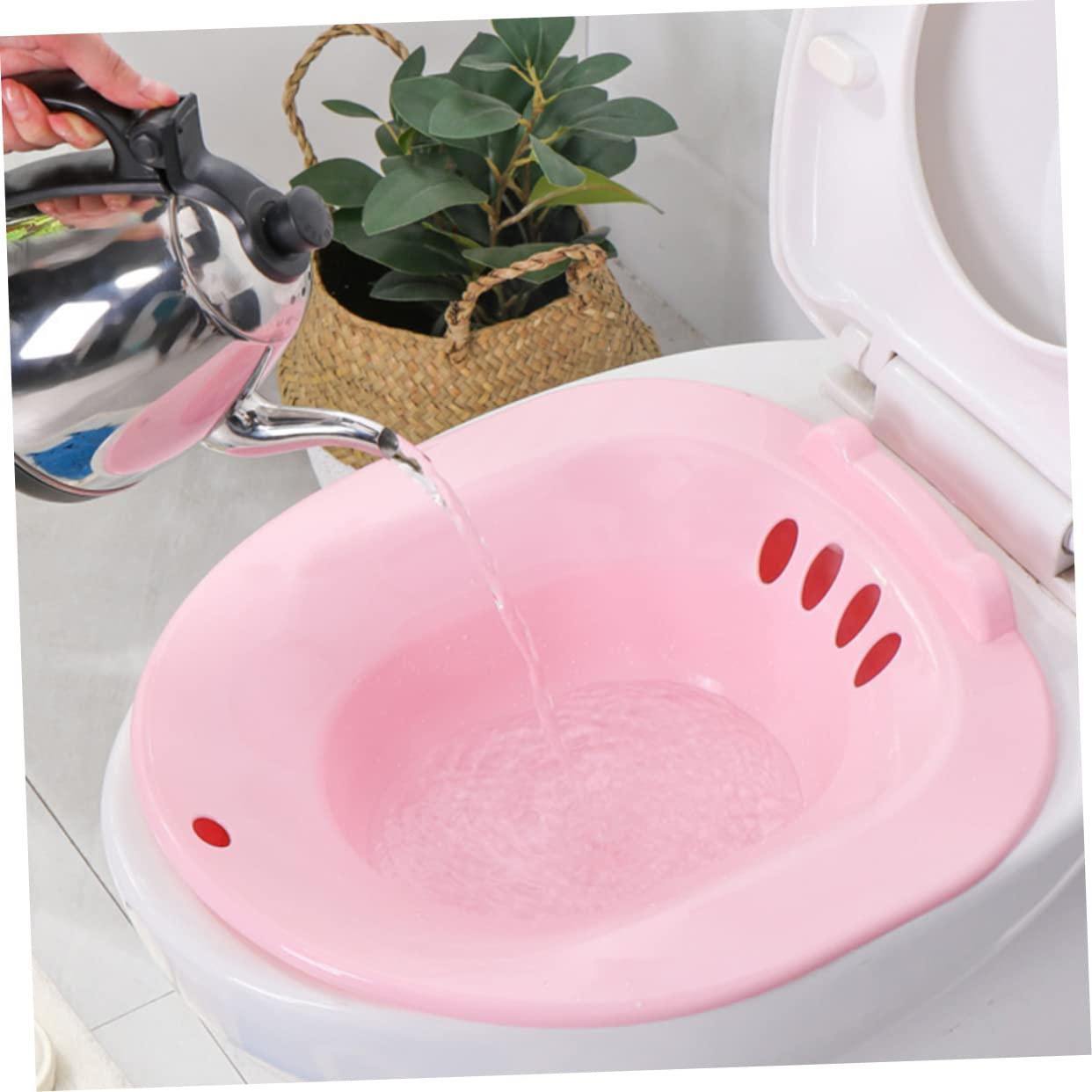 GOOHOCHY GOOHOCHY Toilet Soaking Sitz Bath Tub for Personal Hemorrhoids Relief Postpartum Care Made of Smooth Material