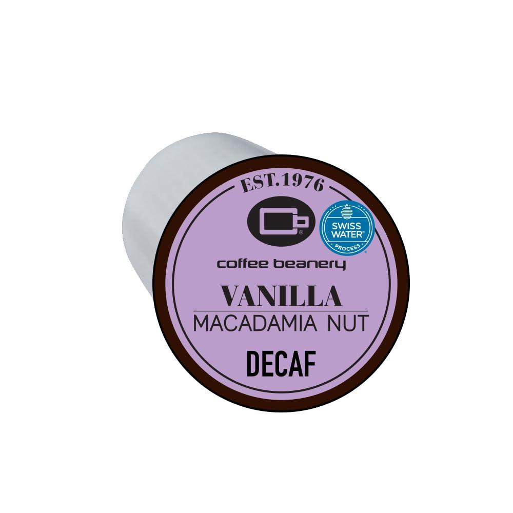Coffee Beanery Vanilla Macadamia Nut Decaf Coffee Pods by Coffee Beanery | 192ct Bulk Flavored Decaf Coffee Pods Medium Roast Coffee Pods| 100% Specialty Arabica Coffee| Gourmet Coffee Pods