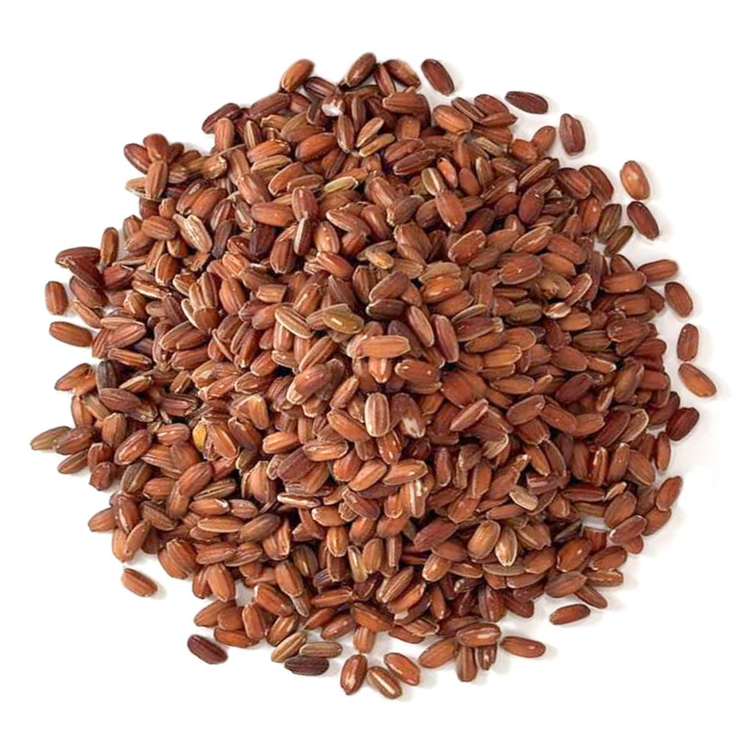 Food to Live Food to Live Red Rice, 12 Pounds Whole Rice, Nutty Flavor, Soft Texture, Non-Sticky, Vegan. Good Source of Protein and Antioxidants. Perfect for Pilafs, Salads, Stir-Fries and Rice Bowls