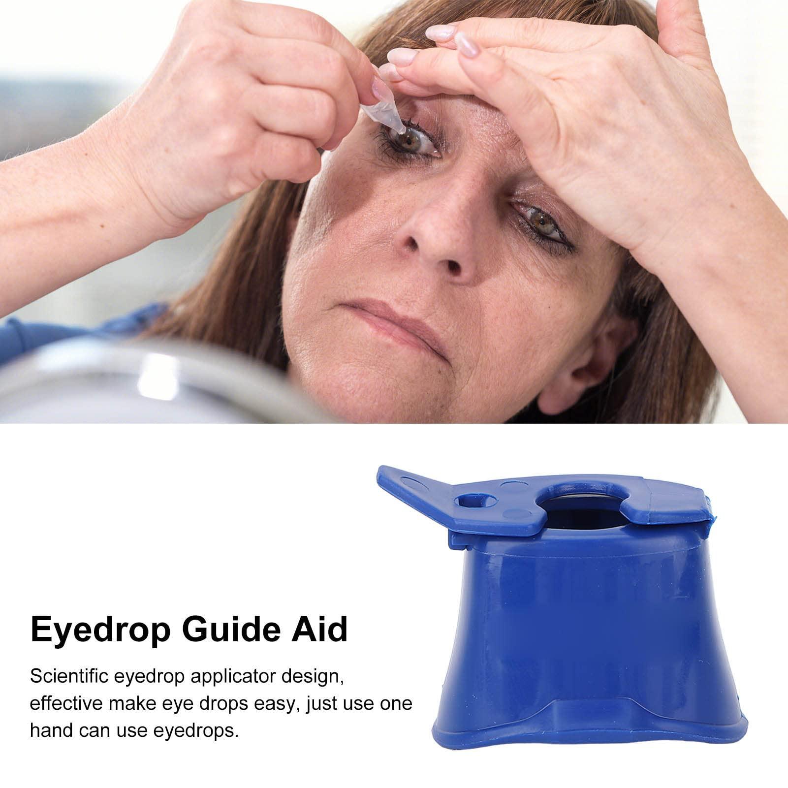 Agatige Eye Drop Applicator, Portable Autodrop Eyedrop Guide Aids Bottle Holder Tool Eye Dropper Cup Eyedropper Helper Eye Drop Holder for Elderly Children