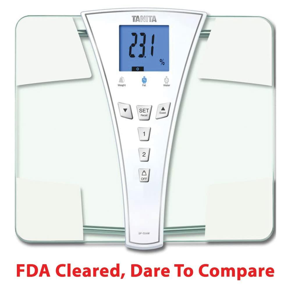 TANITA TANITA's BF-684W Multi-Frequency FDA Cleared Body Fat & Body Water Digital Weight Scale