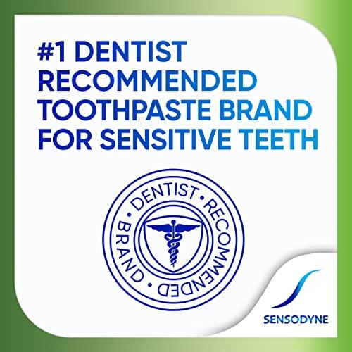 Sensodyne Sensodyne Fresh Mint Sensitive Toothpaste, Cavity Prevention and Sensitive Teeth Treatment - 4 Ounces (Pack of 3)