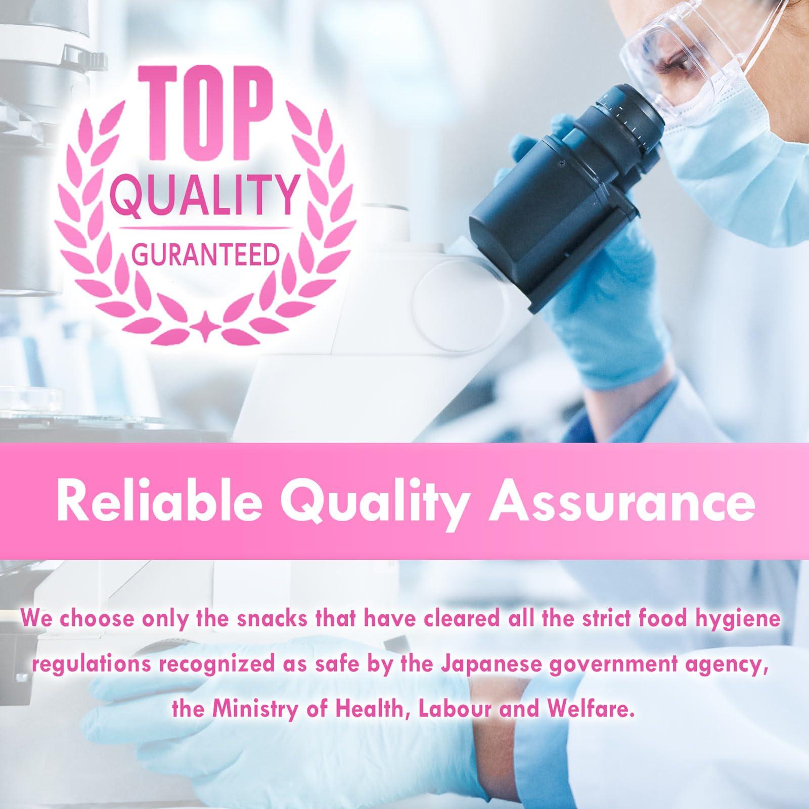 SHOGUN CANDY SHOGUN CANDY, 40Pcs Japanese Snacks and Japanese Candy, Popin Cookin Japanese Snack Box, Kawaii Dagashi Box, (HIME(Gluten free))