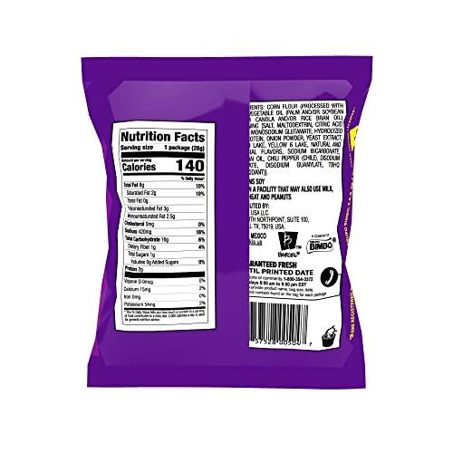 Takis Barcel Takis Mini Fuego Chili and Pepper Lime Tortilla Chips, 28 gm, (04010186)