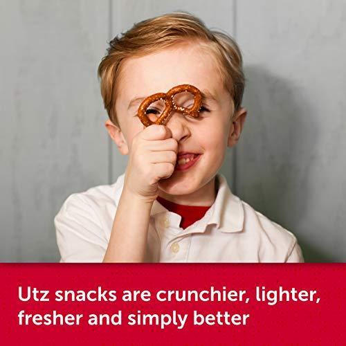 Utz Utz Old Fashioned Pretzel Rods – 27 oz. Barrel – Thick, Crunchy Pretzel Rod, Perfect for Dipping and Snacks, Zero Cholesterol Snack Food