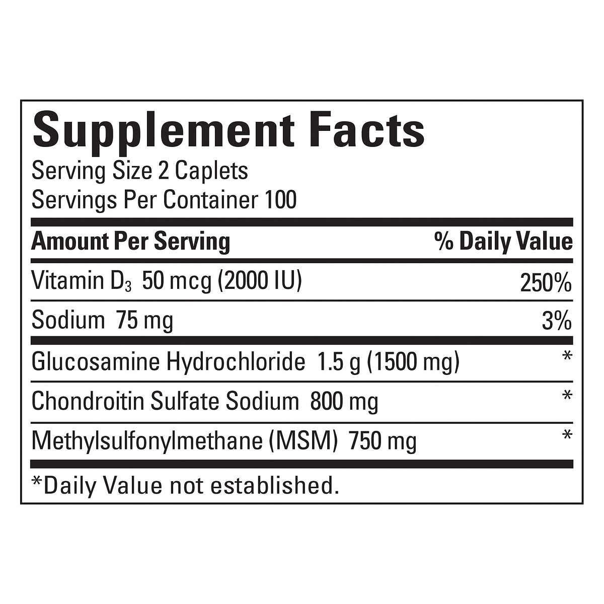Nature Made Nature Made TripleFlex, Glucosamine Chondroitin and MSM - 2 Bottles, 200 Caplets Each, 400 Caplets Total