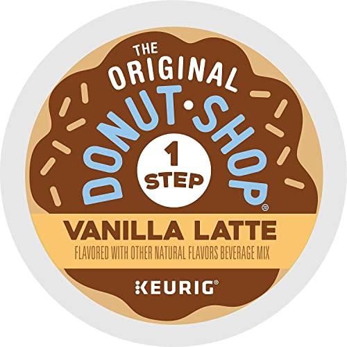 The Original Donut Shop The Original Donut Shop Vanilla Latte, Single-Serve Keurig K-Cup Pods, Flavored Coffee, 20 Count
