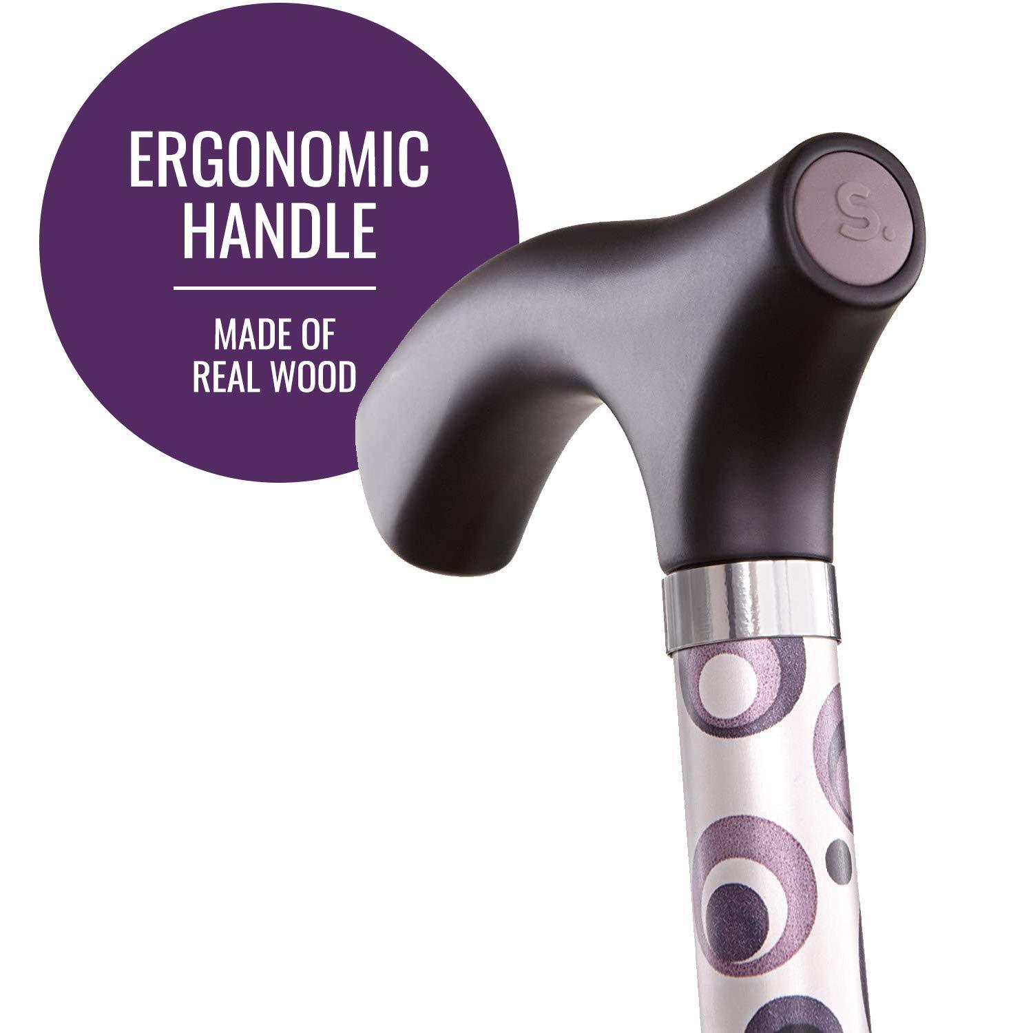 Switch Sticks Switch Sticks Walking Cane for Men or Women, Foldable and Adjustable from 32-37 Inches, FSA and HSA Eligible, Storm