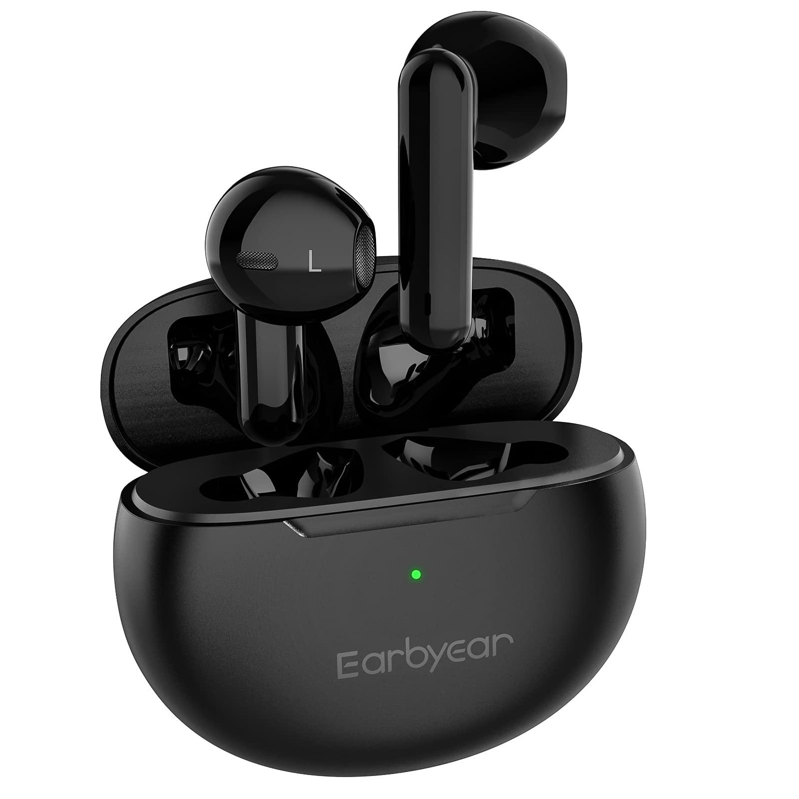 Earbyear Hearing Aids, Earbyear Rechargeable Hearing Aids for Seniors with Noise Cancelling, Hearing Amplifier Personal Sound Amplification Devices with Portable Charging Case