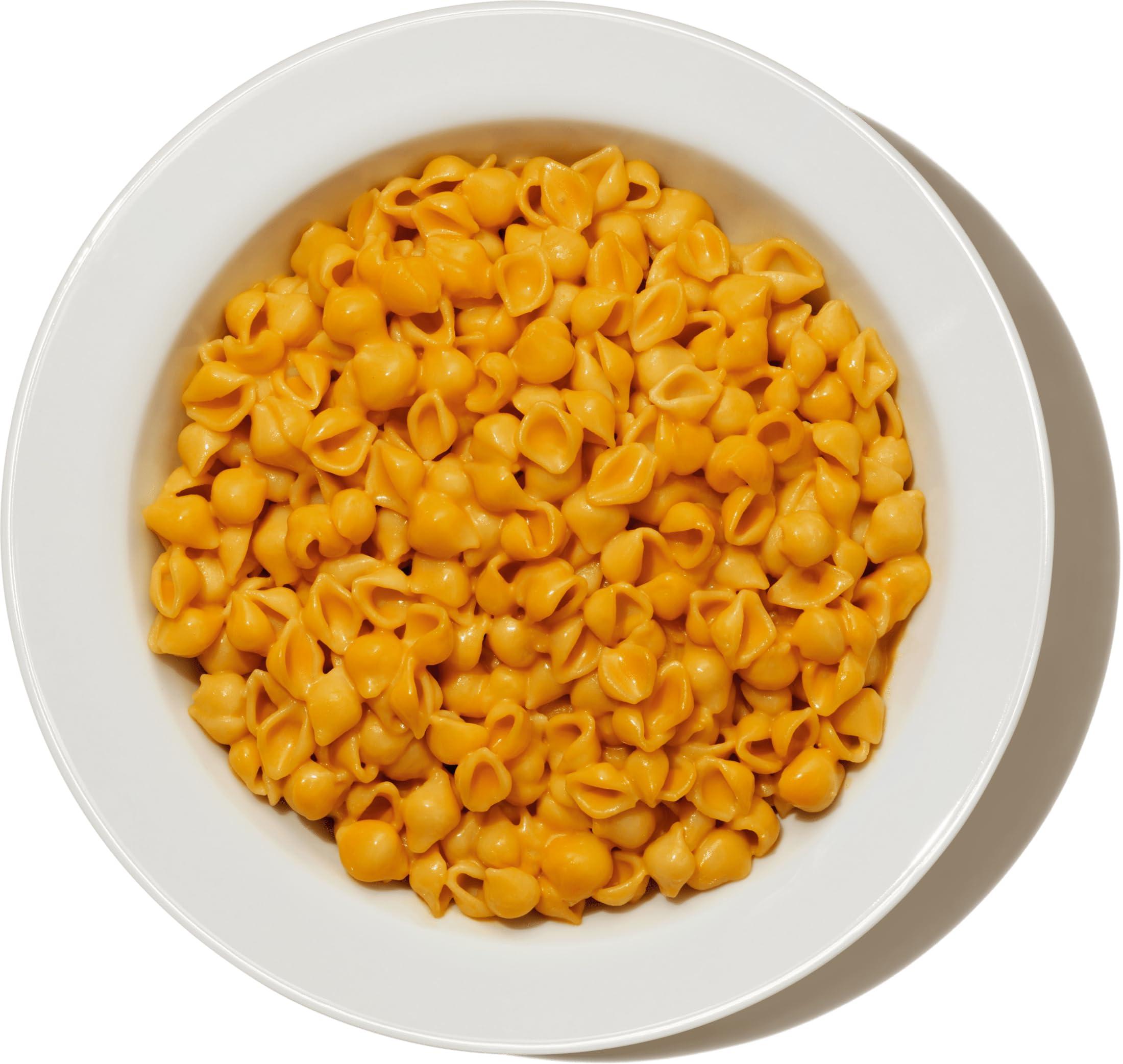 Banza Banza Shells & Vegan Cheddar Mac and Cheese - High Protein, Gluten Free Mac and Cheese, and Lower Carb Vegan Protein Mac and Cheese 5.5oz