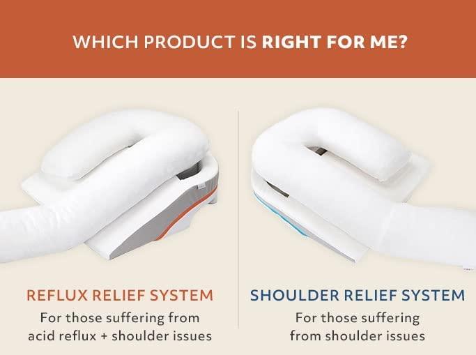 MedCline MedCline Reflux Relief System Bundle, Bed Wedge Pillow for Acid Reflux and GERD Relief with Therapeutic Body Pillow, Insert, and Extra Covers, Comfortable Sleep Position, Small for 4'8" to 5'4" Tall