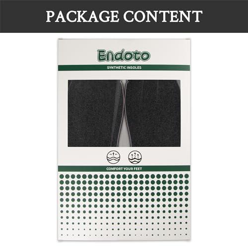 Endoto Replacement Insoles for Timberland Pro Men and Women Boot Shoes, Footwear Inserts Comfort & Foot Pain Relief(Size:Women5.5-EU36)