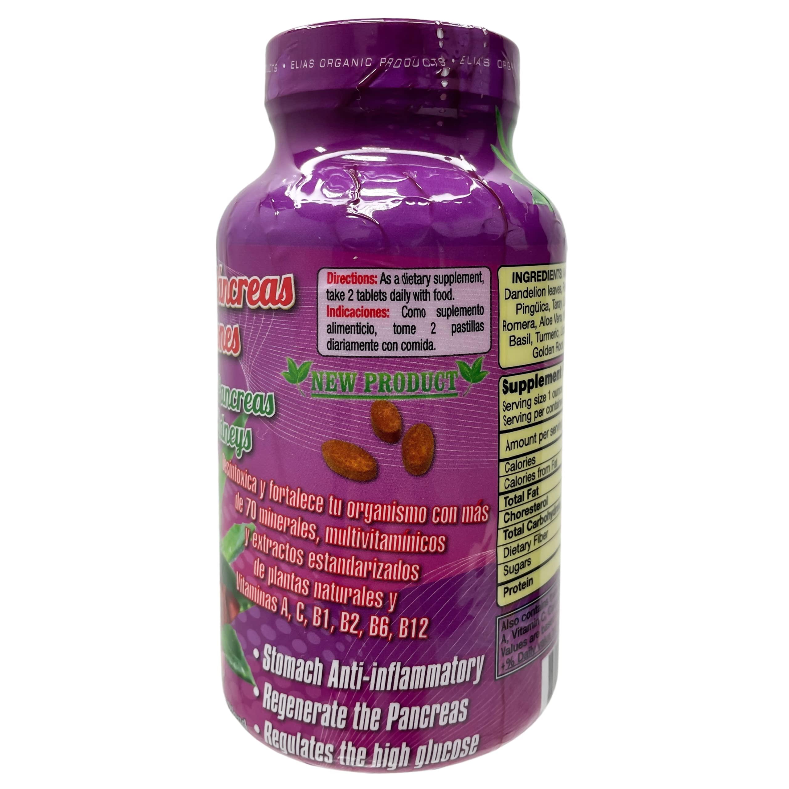 Elias Organic Products Elias Organic Products Apoye el hgado, el pncreas y Los riones saludables con ingredientes herbales naturales. (1)
