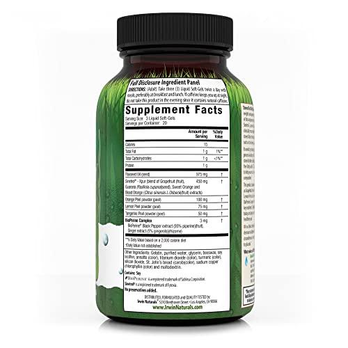 Irwin Naturals Irwin Naturals Stored-Fat Belly Burner - with Sinetrol, Grapefruit, Sweet Orange & Blood Orange - 60 Liquid Soft-Gels