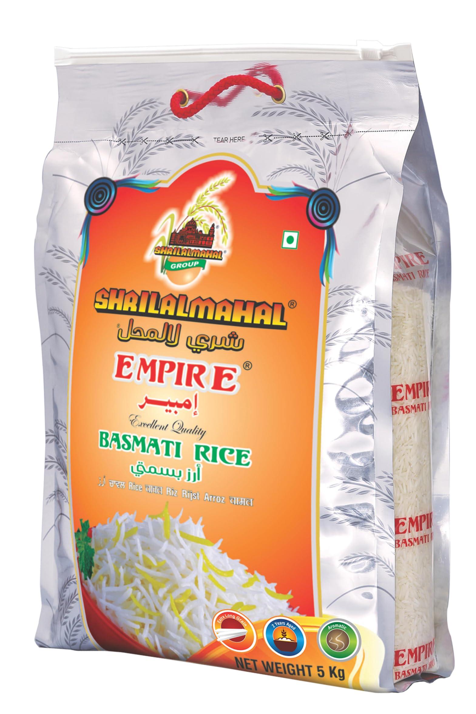 SHRILALMAHAL SHRILALMAHAL Empire Basmati Rice (Most Premium), 10 lbs / 160 oz