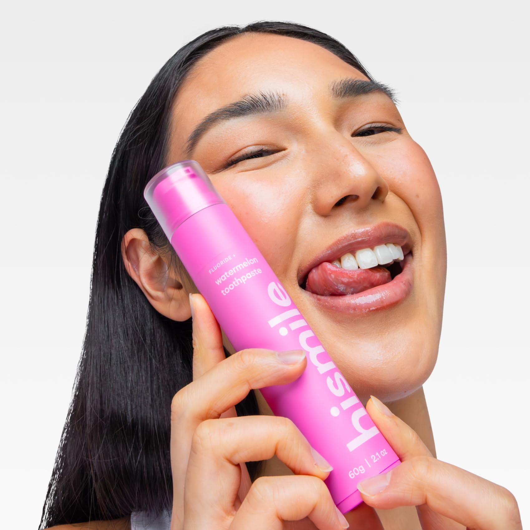 HISMILE Hismile Watermelon Flavoured Toothpaste contains Fluoride