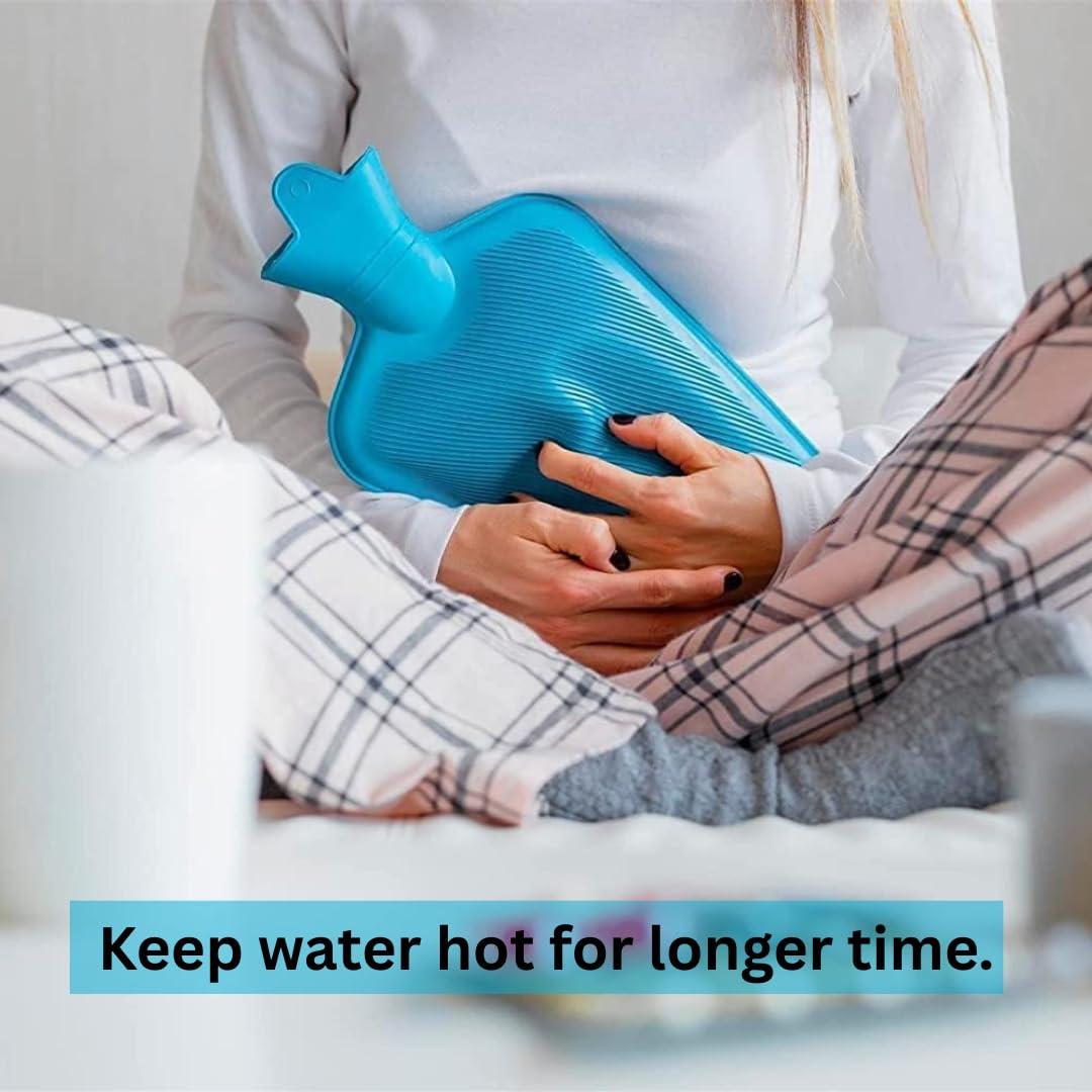 ANTIL'S ANTIL'S® Hot Water Rubber Bottle bag for Pain Relief Therapy (Pack of 1) Multicolor