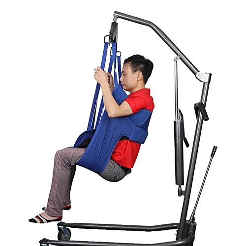 Generic Patient Lift Toileting Sling Patient, Full Body Patient Lifting Harness Toileting Hoist Sling Commode Lifter Divided Leg Sling for Disabled