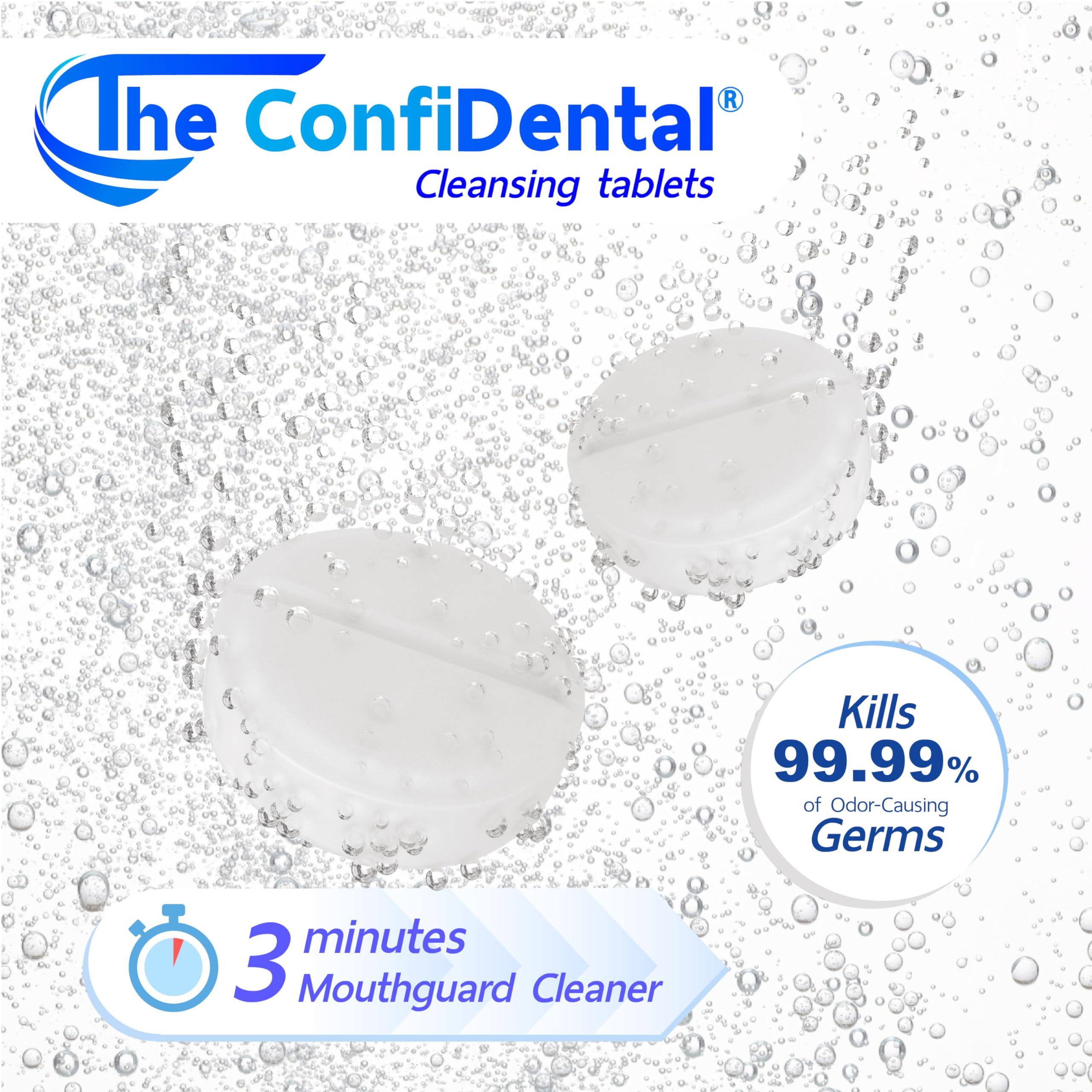 The ConfiDental The ConfiDental Cleansing Tablets (120tablets) - 4 months supply. Retainer, Mouth Guard and Dental Appliances Cleaner. Keep your Dental Alliances Fresh and Clean like new.